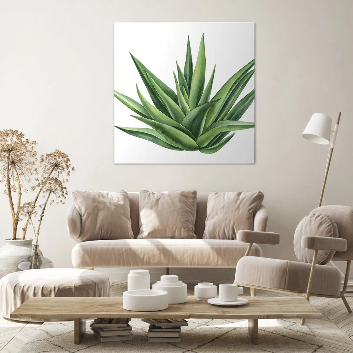 Quadro su tela - Stampe su Tela - Verde - forza - vita - 30x30 cm