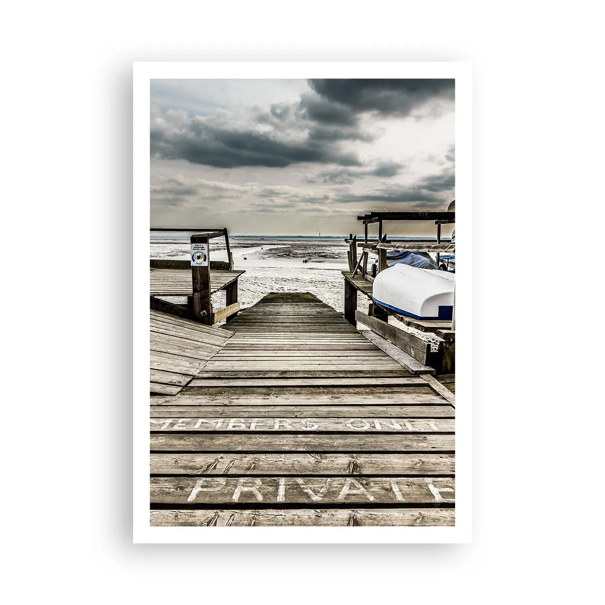 Poster - La spiaggia del nord - 70x100 cm