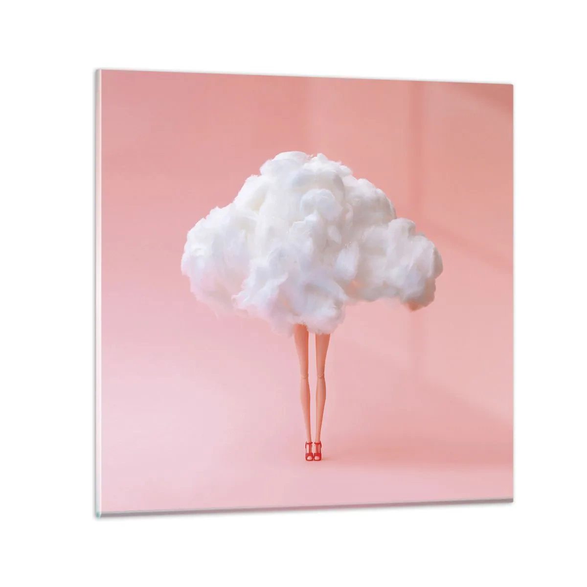 Quadro su vetro - Dolce promessa - 70x70 cm