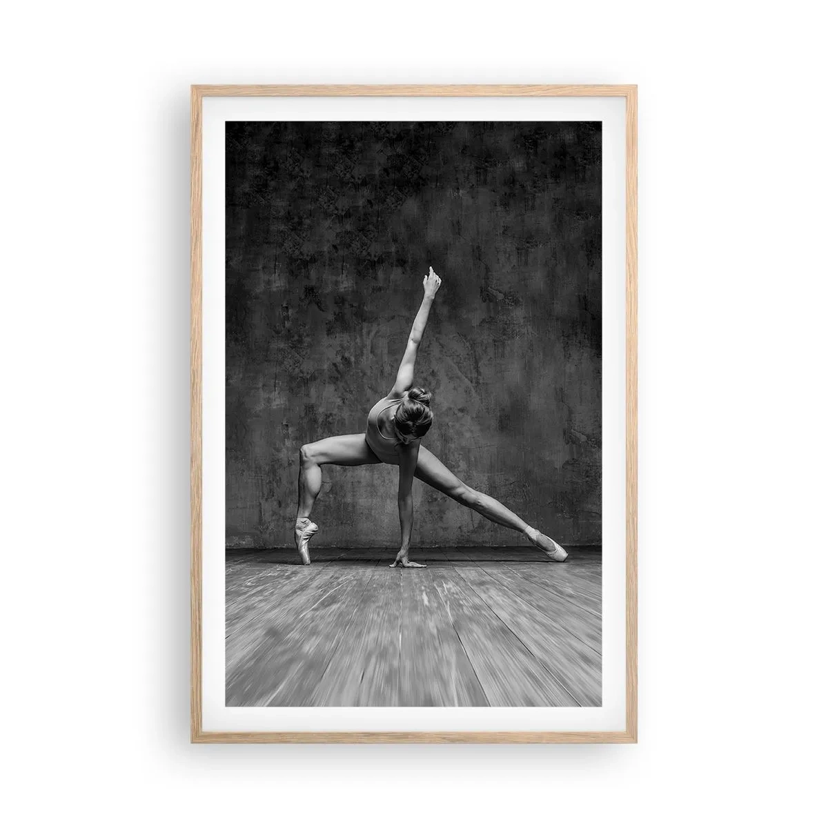 Poster in cornice rovere chiaro - Ideale di equilibrio - 61x91 cm