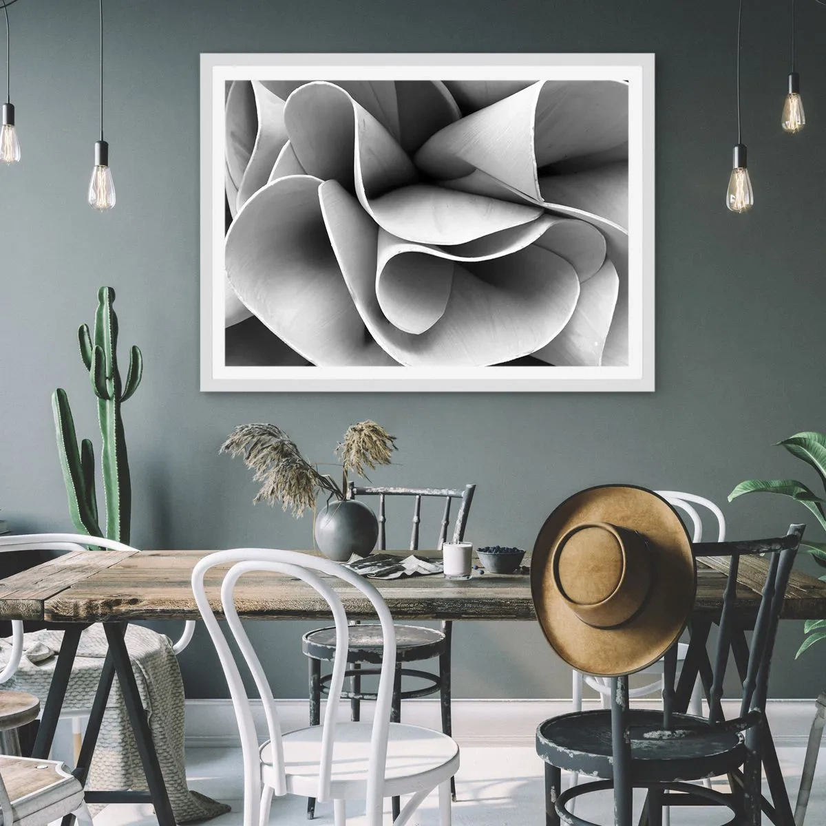 Poster in cornice bianca - Avviene nello spazio - 91x61 cm