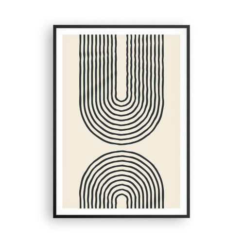 Poster in cornice nera - Tra un attimo... - 70x100 cm