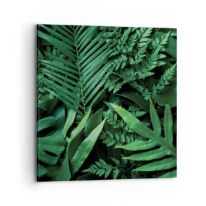Quadro su tela - Stampe su Tela - Avvolti nel verde - 70x70 cm