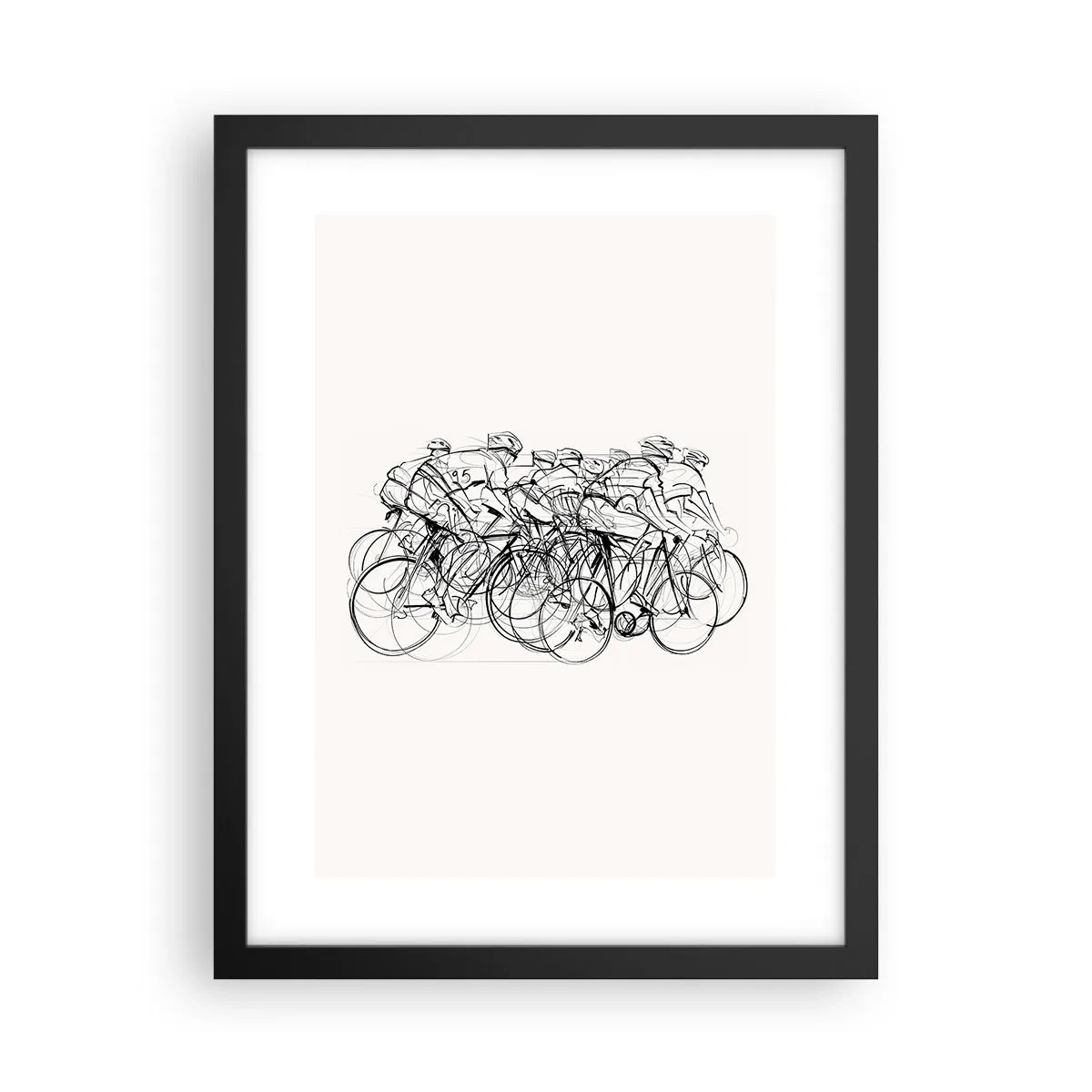 Poster in cornice nera - Insieme - 30x40 cm