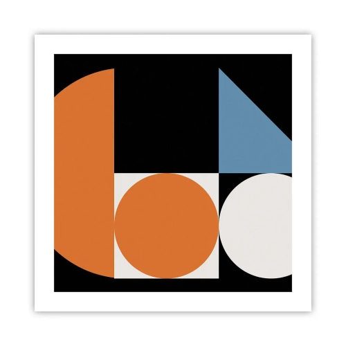 Poster - Composizione di figure - 50x50 cm