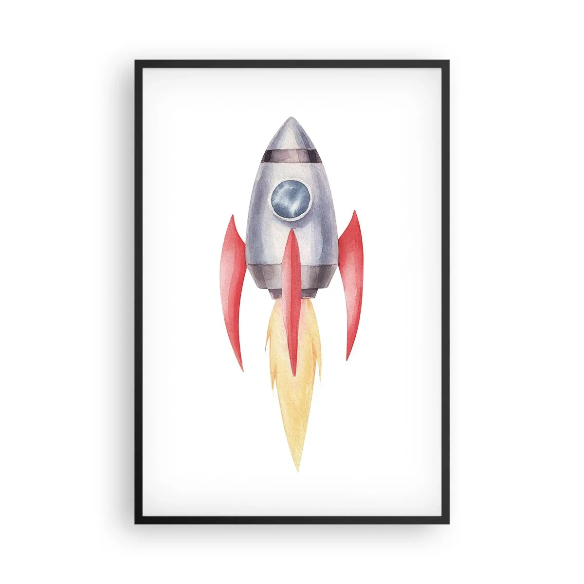 Poster in cornice nera - Più in alto, più veloce, più lontano - 61x91 cm