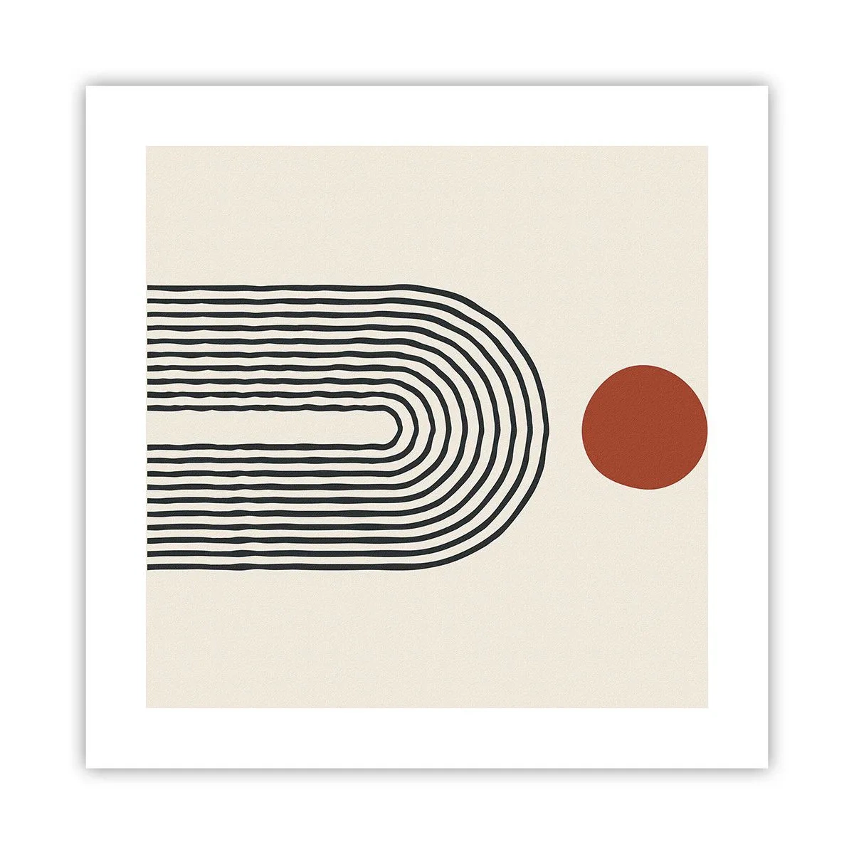 Poster - Magnetismo di forme e colori - 40x40 cm