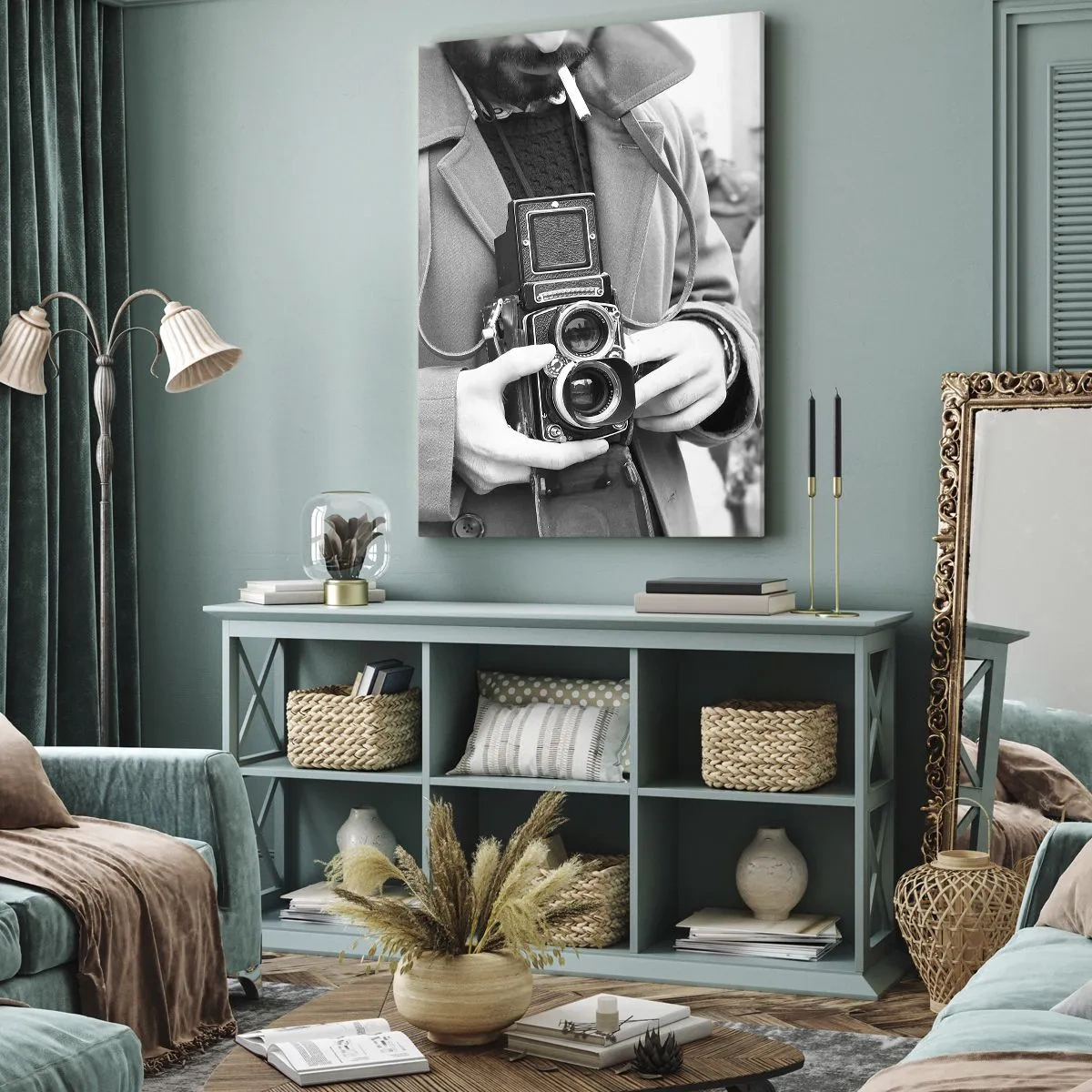 Quadro su tela - Stampe su Tela - In stile retro - 55x100 cm