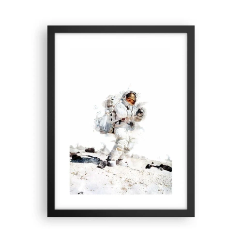 Poster in cornice nera - L'inviato della Terra - 30x40 cm