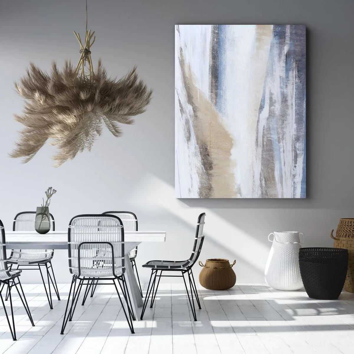 Quadro su tela - Stampe su Tela - Composizione invernale - 55x100 cm