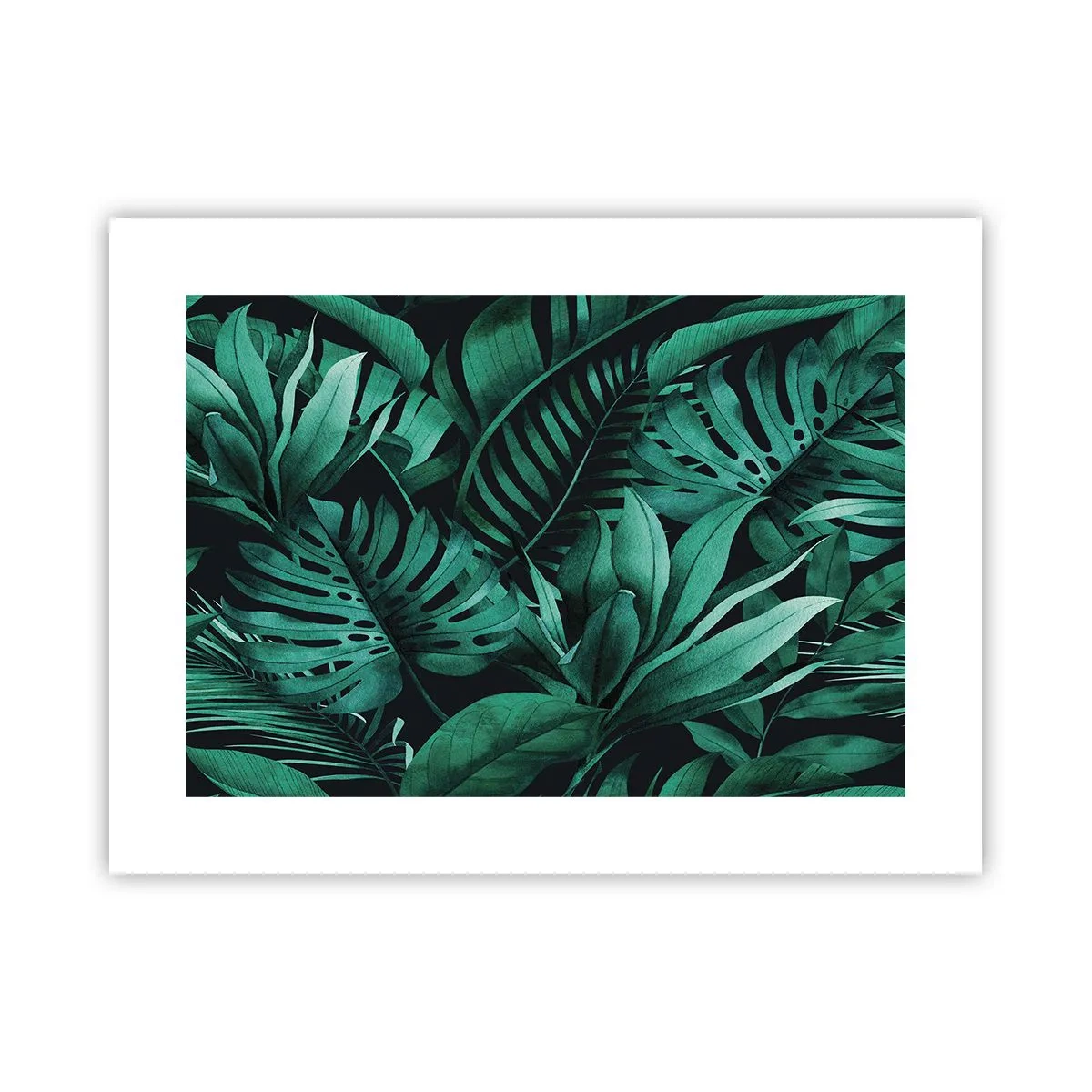 Poster - Dal profondo del verde tropicale - 40x30 cm