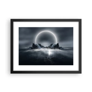 Poster in cornice nera - La fine del racconto - 40x30 cm