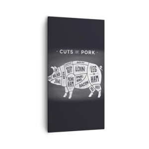 Quadro su tela - Stampe su Tela - Il sillabario del macellaio - 55x100 cm