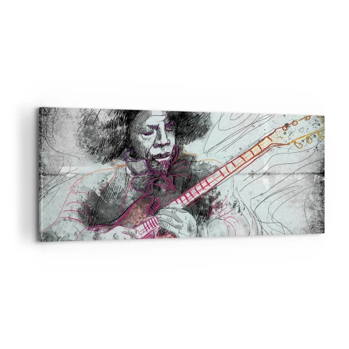 Quadro su tela - Stampe su Tela - Sulle onde della musica - 100x40 cm