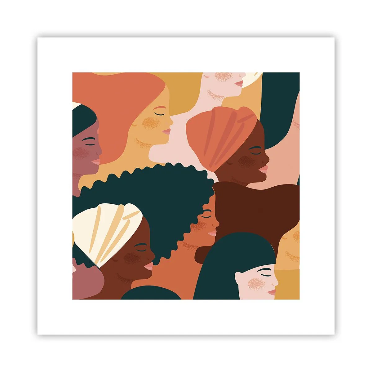 Poster - Solo femminilità - 30x30 cm