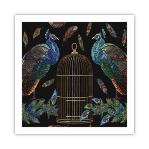 Poster - Con gli abiti reali - 60x60 cm