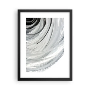 Poster in cornice nera - Composizione orbitale - 30x40 cm