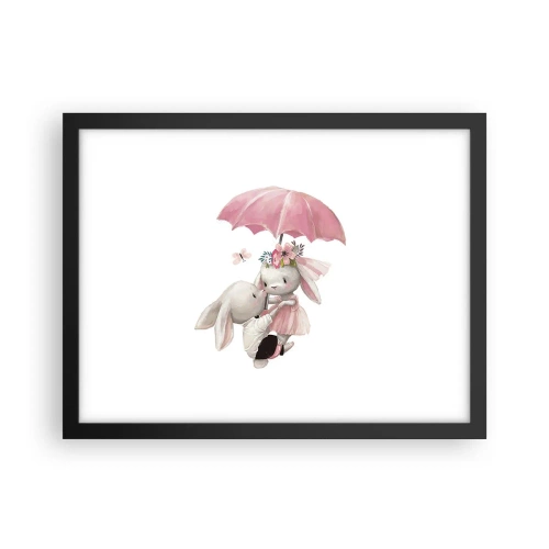 Poster in cornice nera - Questo è proprio amore - 40x30 cm