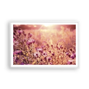 Poster in cornice bianca - Prima della fine dell'estate - 91x61 cm