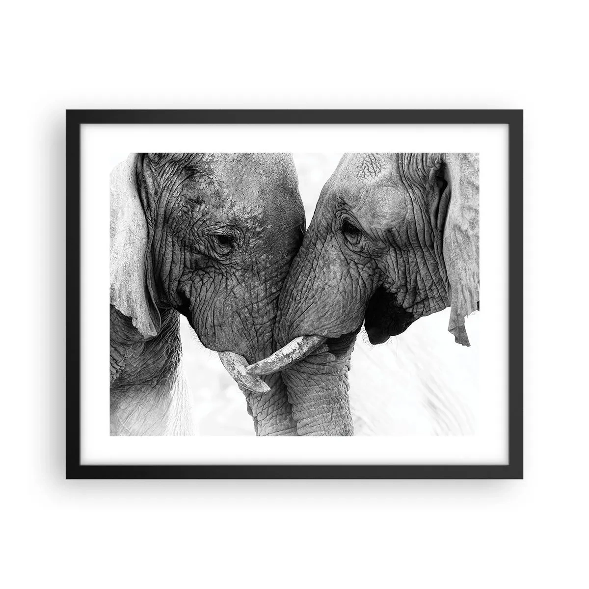 Poster in cornice nera - Dichiarazione sincera - 50x40 cm