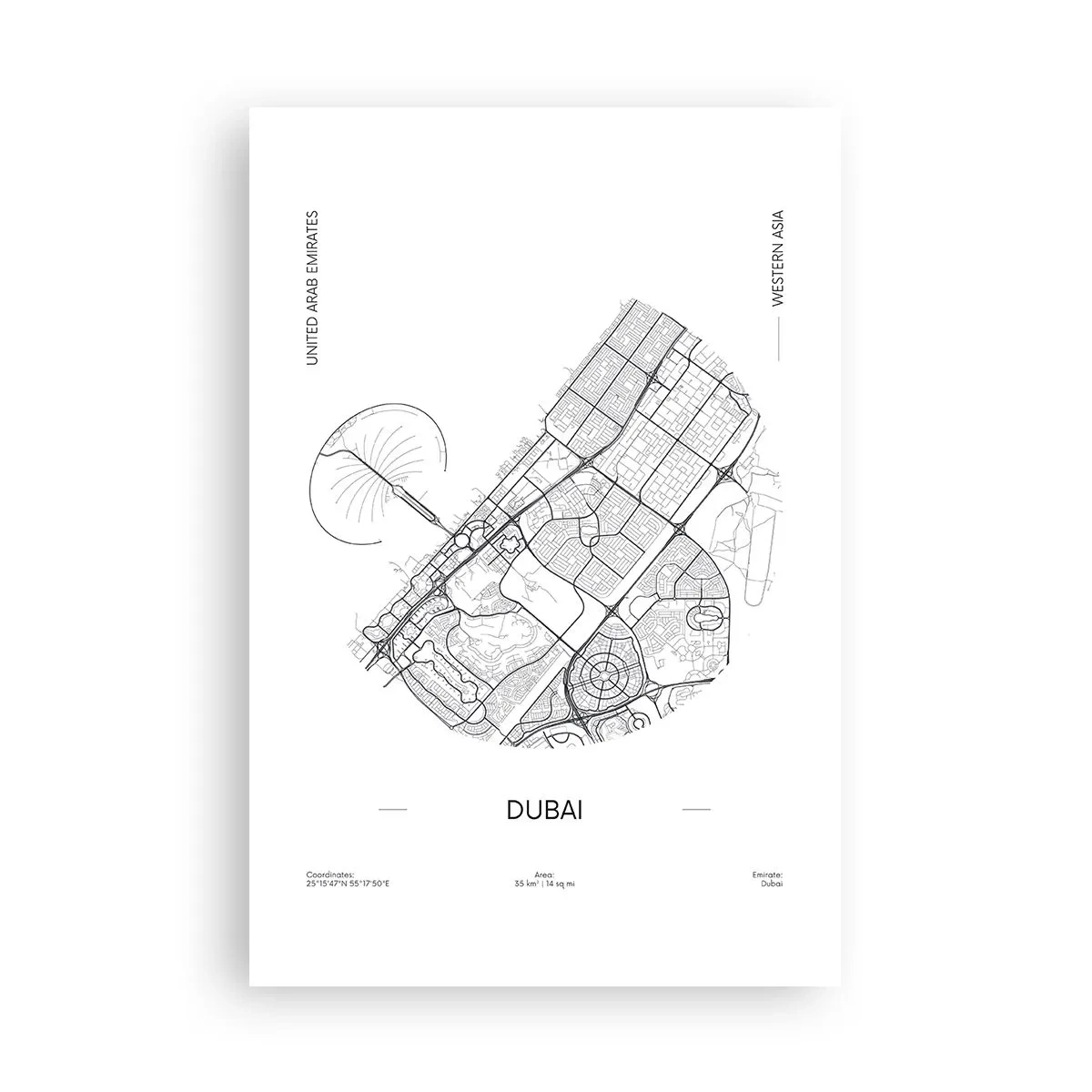 Poster - Anatomia di Dubai - 61x91 cm