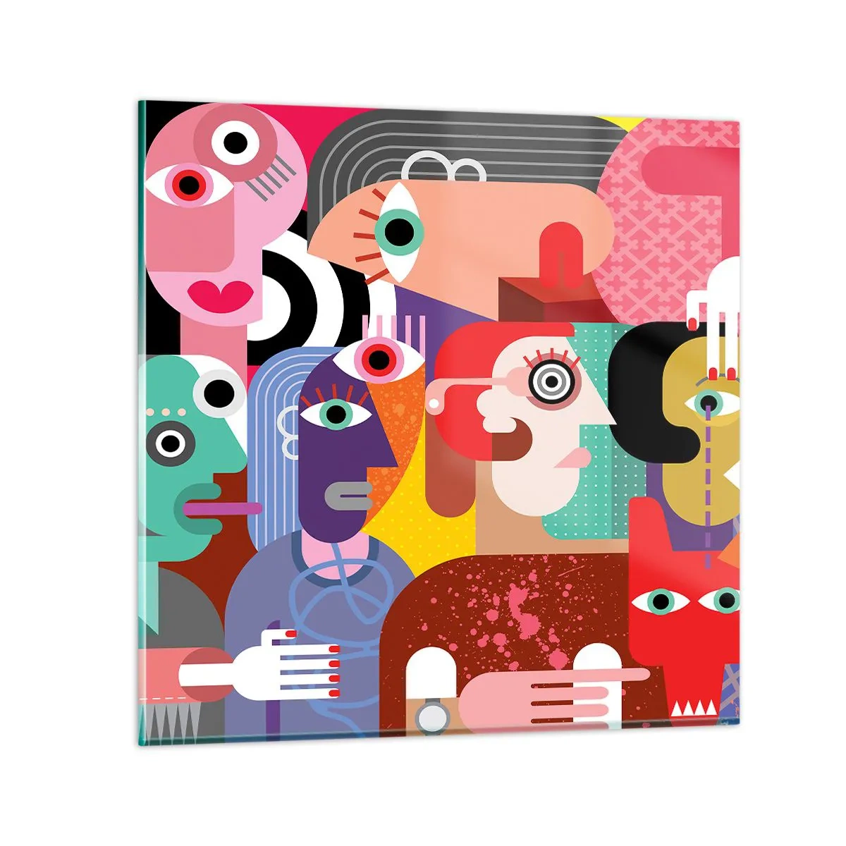 Quadro su vetro - Mi manda Picasso - 50x50 cm