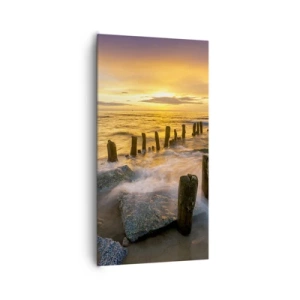 Quadro su tela - Stampe su Tela - La bellezza selvatica del Baltico - 65x120 cm