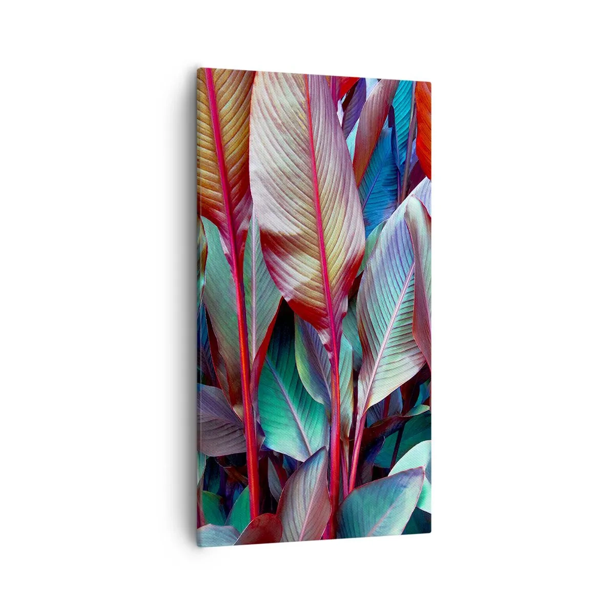 Quadro su tela - Stampe su Tela - Selva colorata - 55x100 cm