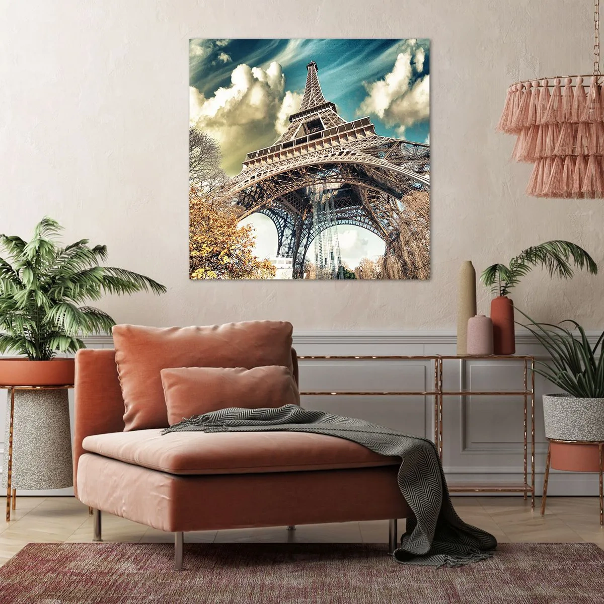 Quadro su tela - Stampe su Tela - L'autunno a Parigi... - 50x50 cm