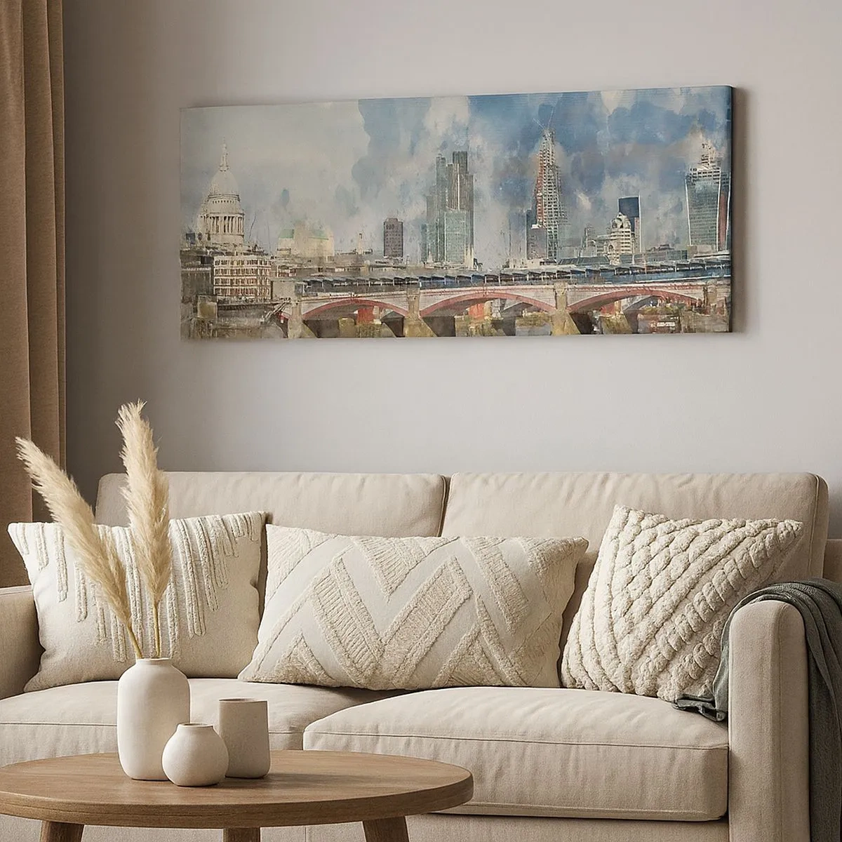 Quadro su tela - Stampe su Tela - Londra in tutta la sua bellezza - 100x40 cm