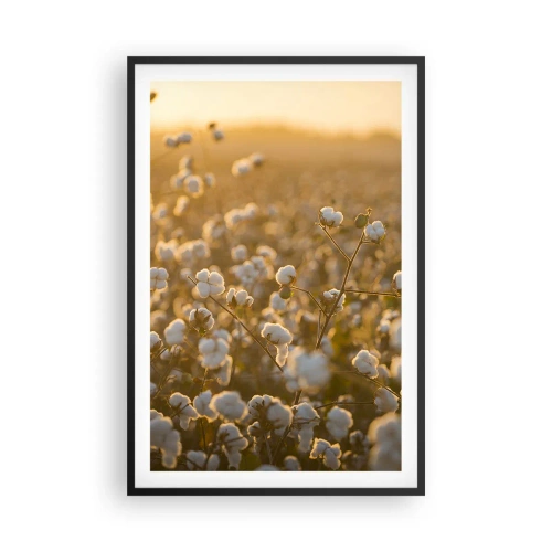 Poster in cornice nera - Campo di morbidezza - 61x91 cm