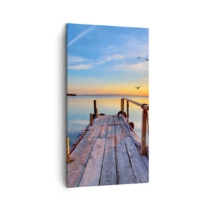 Quadro su tela - Stampe su Tela - Camminando verso il sole - 45x80 cm