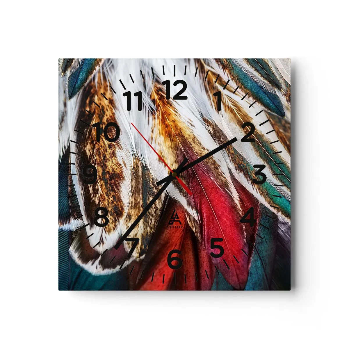 Orologio da parete - Orologio in Vetro - I misteri del volo - 30x30 cm