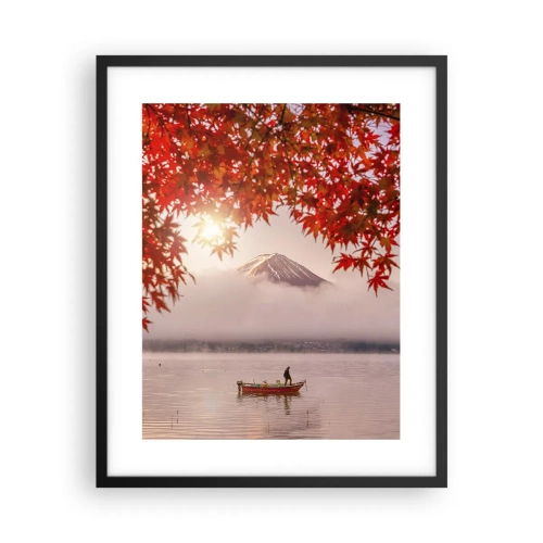 Poster in cornice nera - Nell'atmosfera del Giappone - 40x50 cm