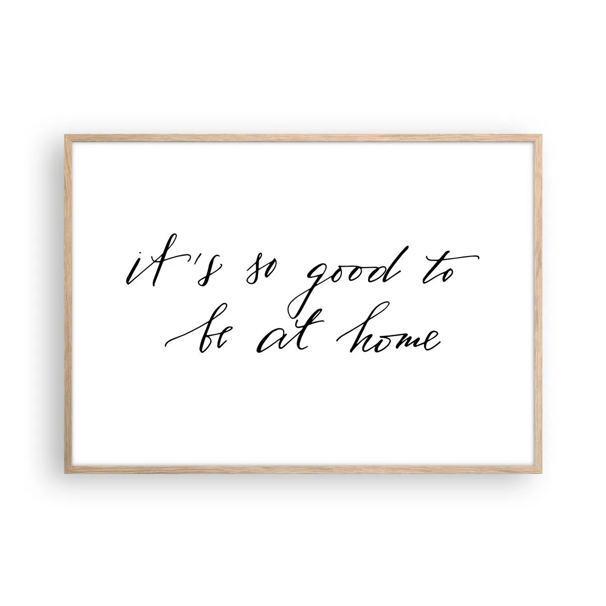 Poster in cornice rovere chiaro - Tutta la verità - 100x70 cm