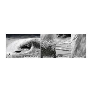 Campione di Fotomurale Adesivo Deluxe Sticker - La furia dell'oceano - Mare, Oceano, Onda alta - 100x30 cm