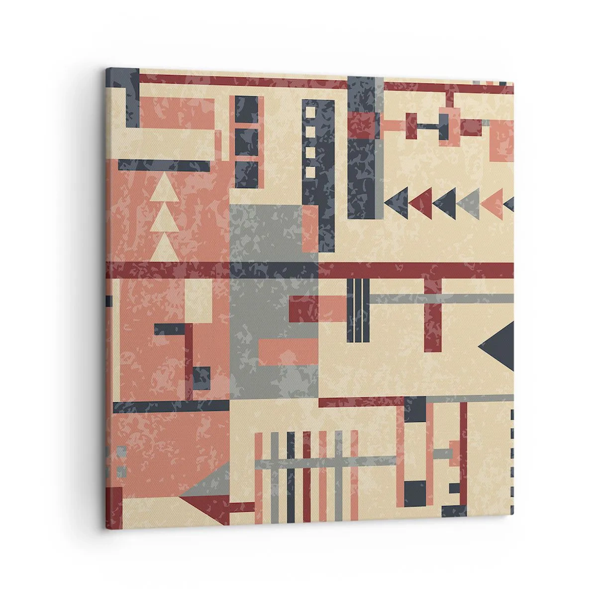 Quadro su tela - Stampe su Tela - Combinazione di orizzontali e verticali - 50x50 cm