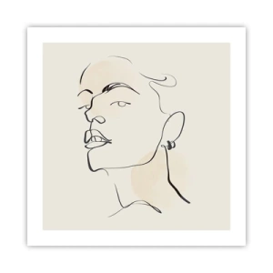 Poster - Sguardo fiero - 50x50 cm