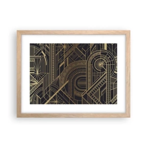 Poster in cornice rovere chiaro - Concetti, idee, progetti - 40x30 cm