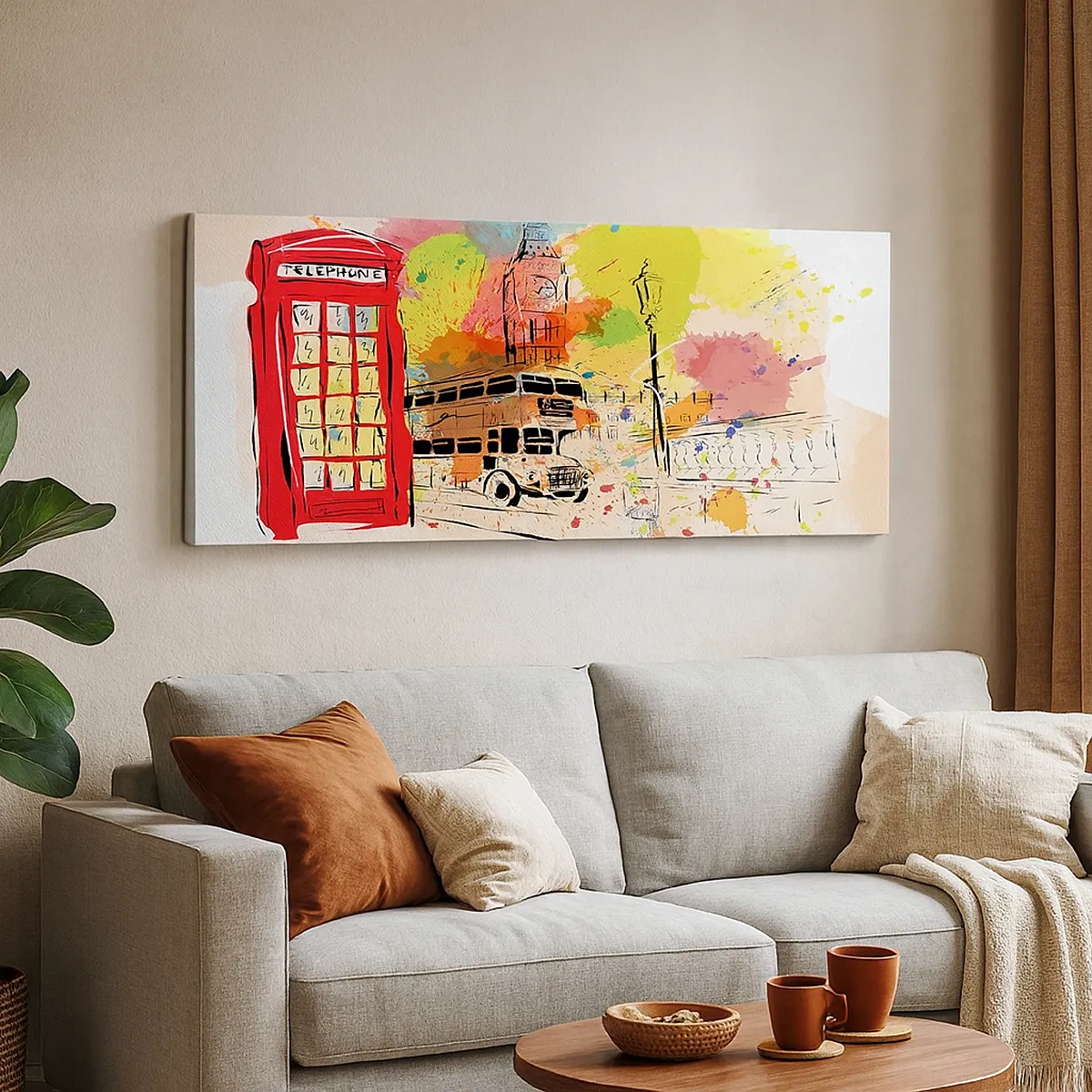 Quadro su tela - Stampe su Tela - La città della varietà - 30x30 cm