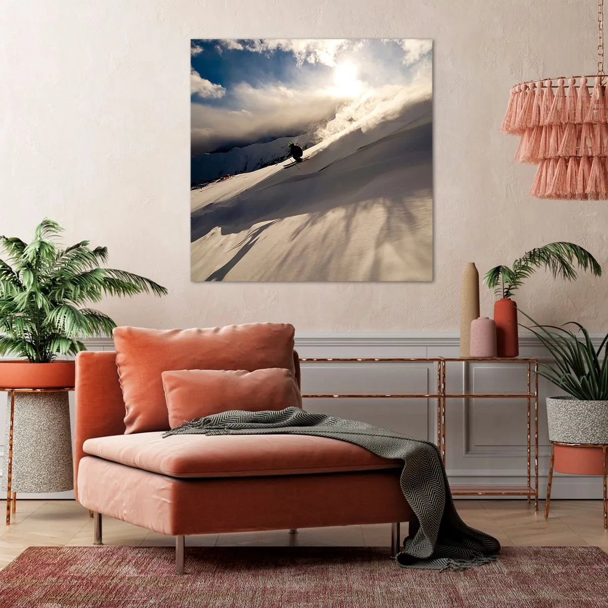 Quadro su tela - Stampe su Tela - Sfida dei monti accettata - 70x70 cm
