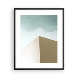 Poster in cornice nera - Geometria di un'estate assolata - 40x50 cm