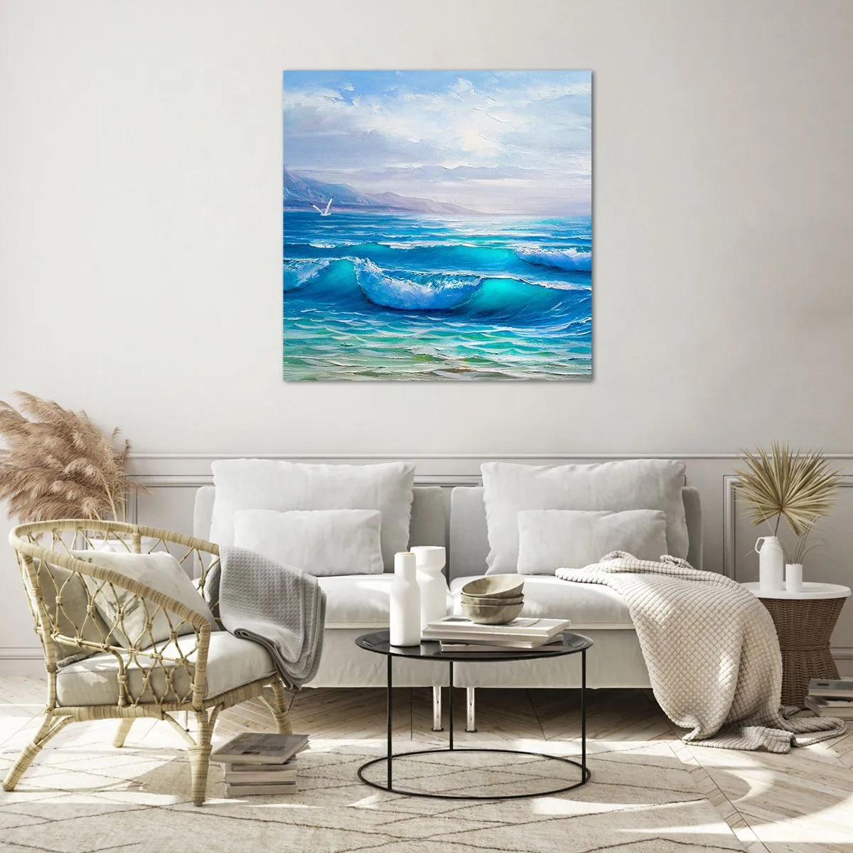 Quadro su vetro - Porta sollievo - 40x40 cm