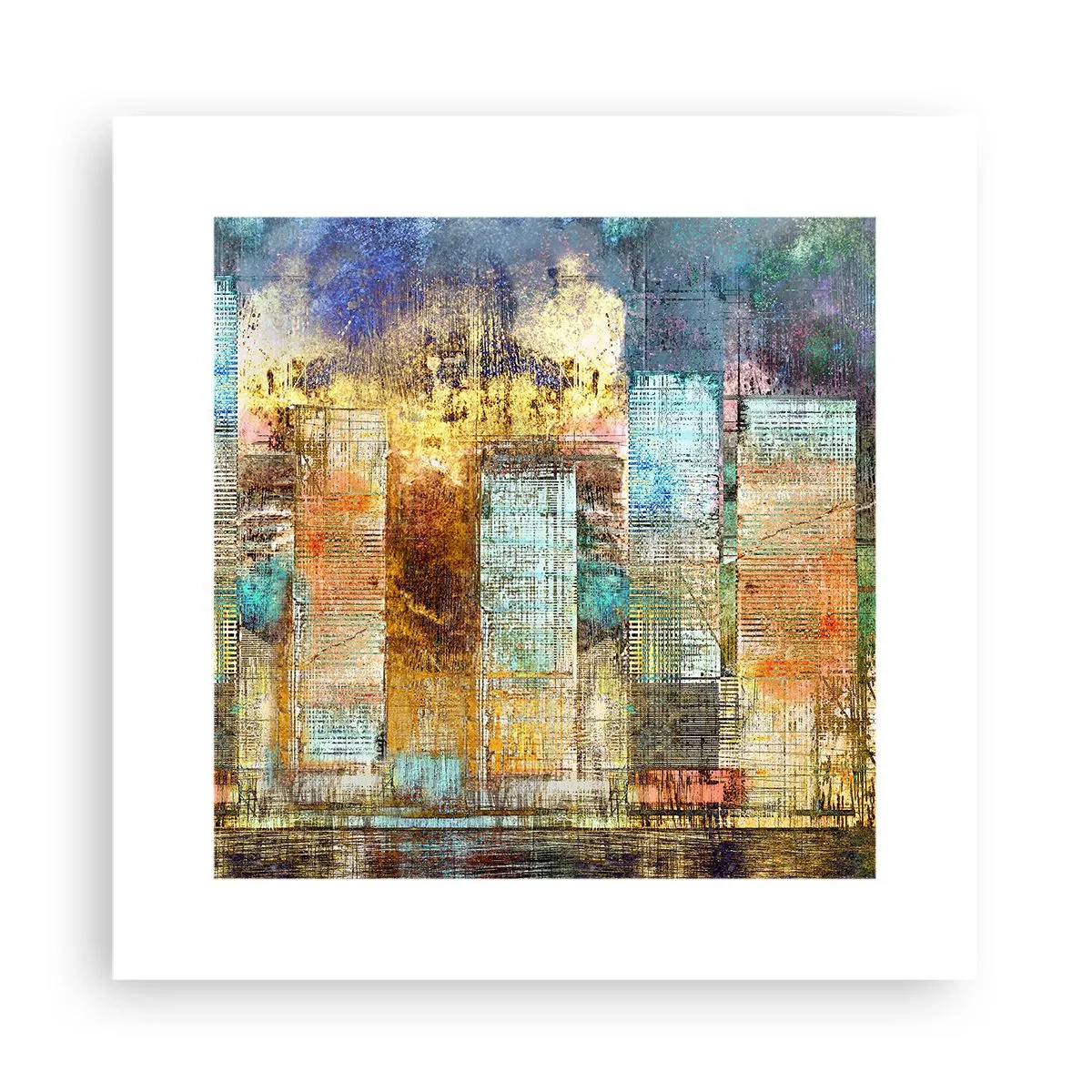 Poster - Metropoli nel sole - 30x30 cm