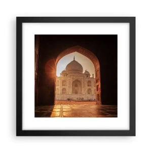 Poster in cornice nera - Monumento all'amore ultraterreno - 30x30 cm