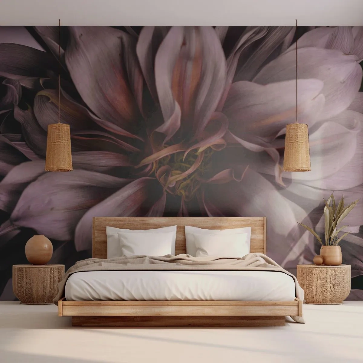 Fotomurali Premium Canvas - Cuore d'aprile - Mazzo di fiori, Dalia, Fiore - 150x105 cm
