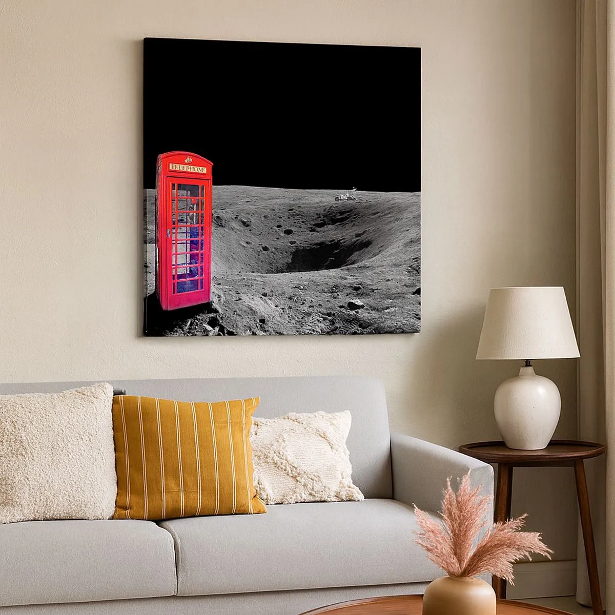 Quadro su tela - Stampe su Tela - Scherzo cosmico - 30x30 cm