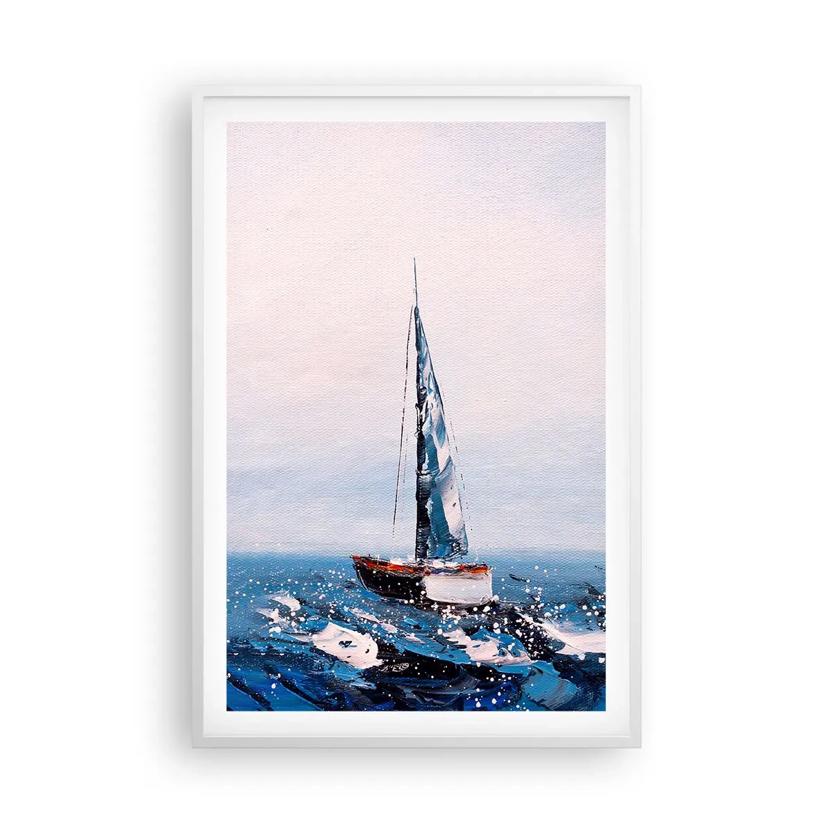 Poster in cornice bianca - Fratellanza nel vento - 61x91 cm