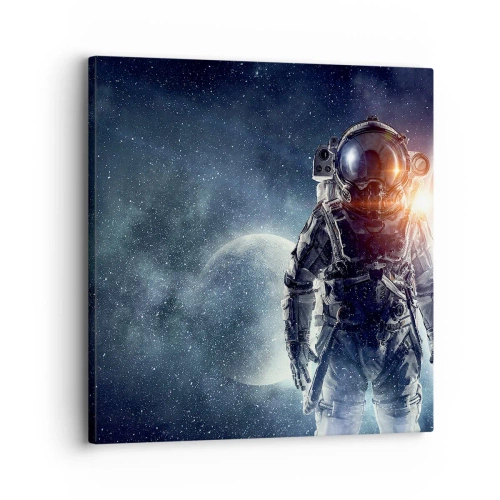 Quadro su tela - Stampe su Tela - Avventura nello spazio - 30x30 cm