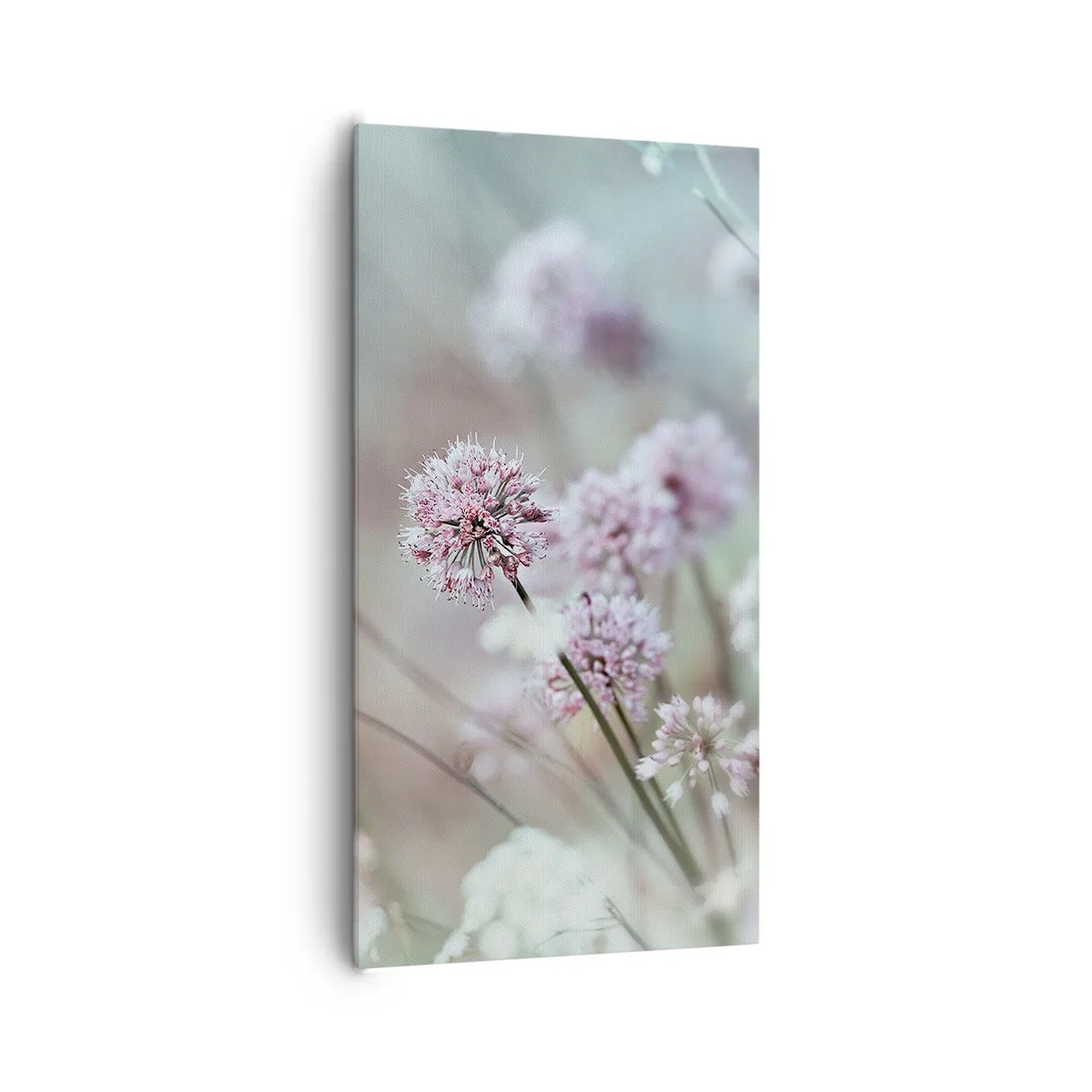 Quadro su tela - Stampe su Tela - Le dolci filigrane delle erbe - 65x120 cm